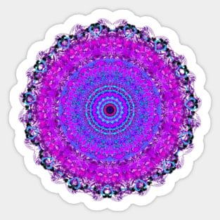 Purple Psyche Mandala Sticker